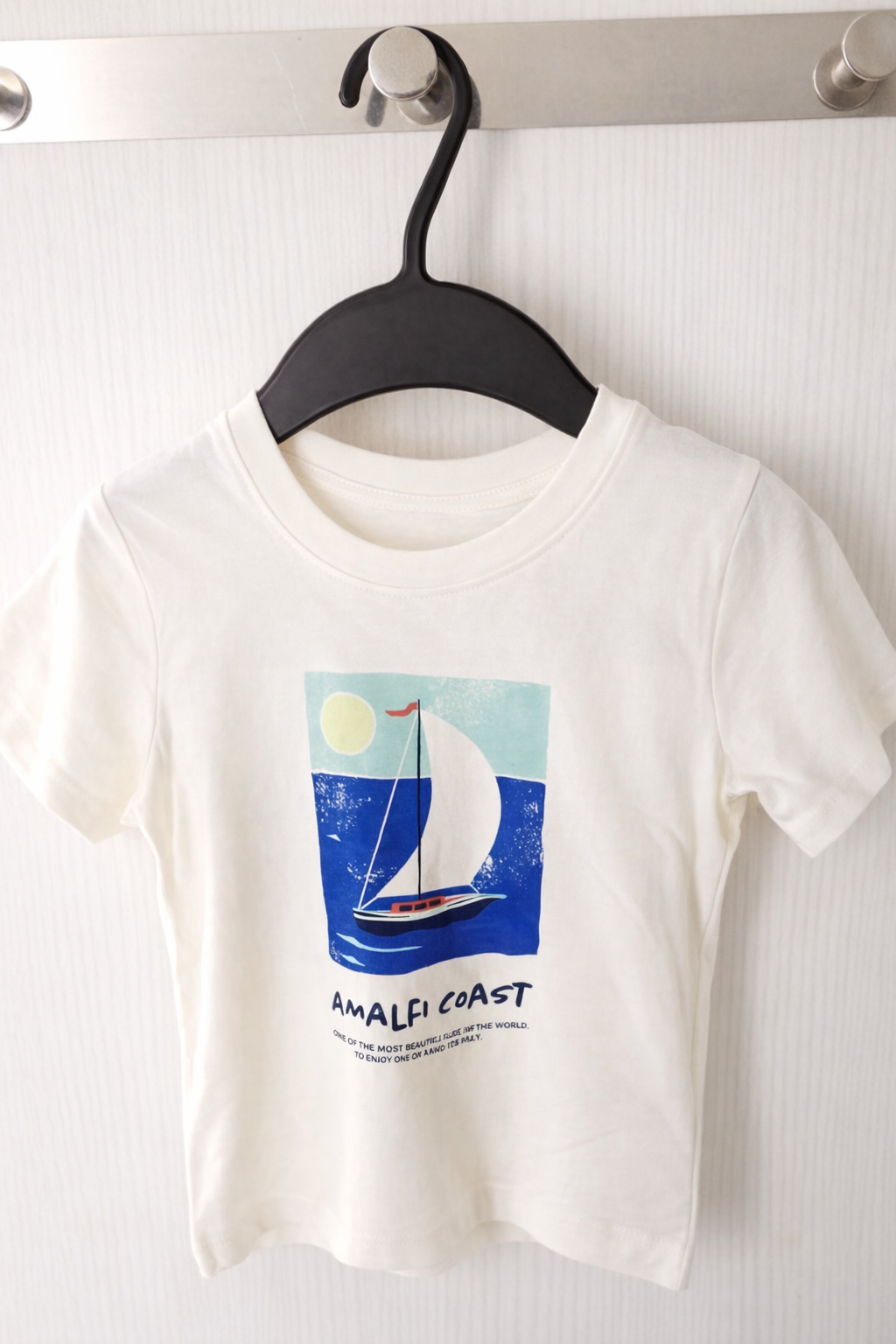 Camiseta de algodón con estampado barco