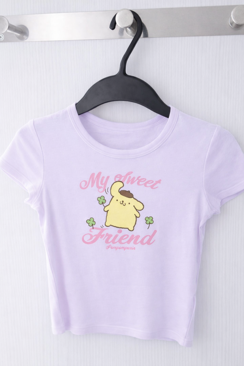 Camiseta de algodón con estampado de Pompompurin - Imagen 4