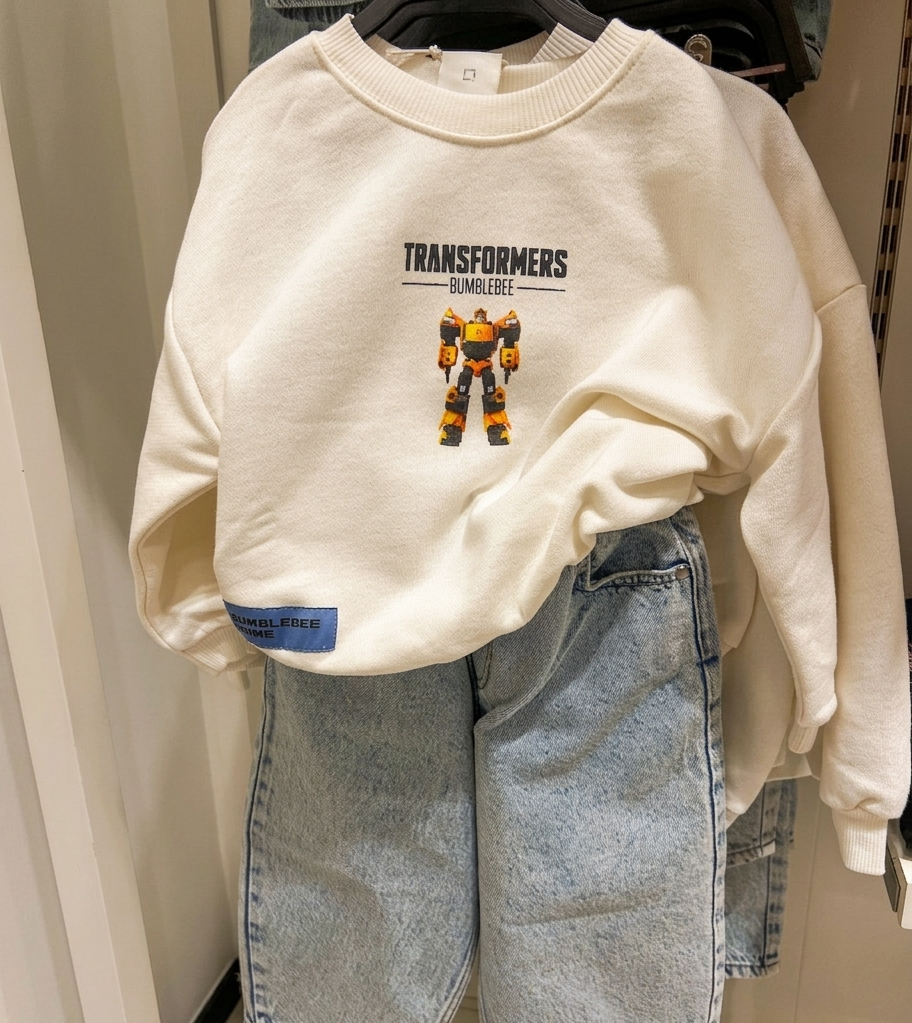 Sudadera Infantil Transformers Bumblebee – Algodón Premium